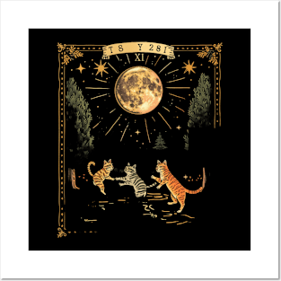 Cat Tarot Feline Fortune Forecasts Posters and Art